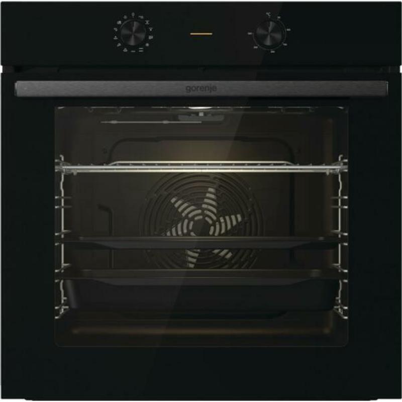 Gorenje BO6717E03BG beépíthető sütő, fekete üveg előlap