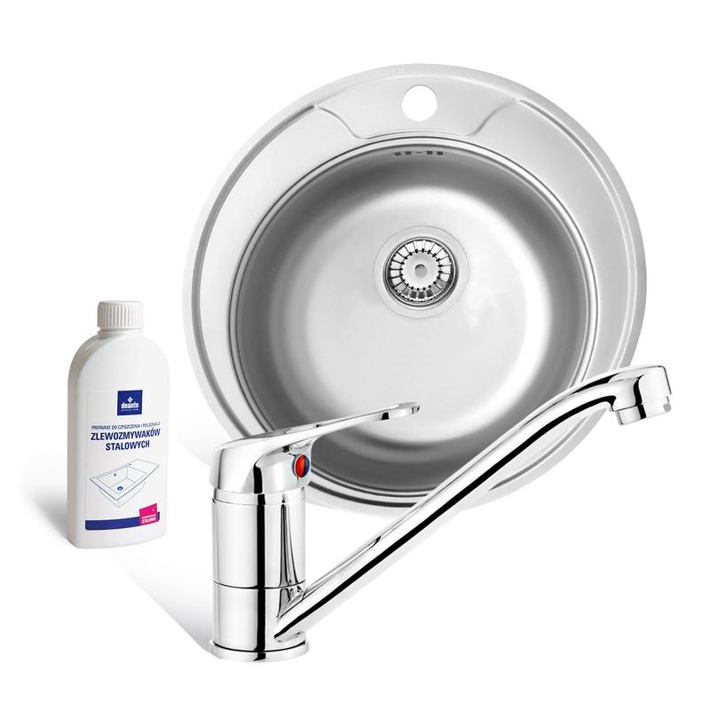 Deante ZHC B0813 Tálca+Csaptelep+Tisztítószer KRÓM SZETT