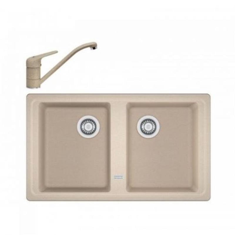 FRANKE SZETT BASIS BFG 620-86 avena Fragranit mosogató + NOVARA PLUS álló csap