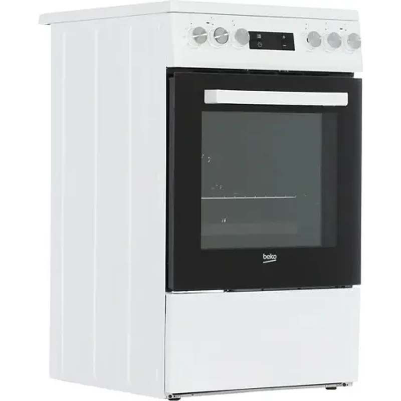 Beko FSM57300GW kerámialapos tűzhely 50cm széles fehér 55l