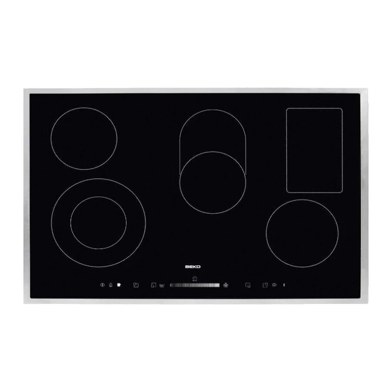 Beko HIC 85502 TX beépíthető kerámialap, 77 cm széles