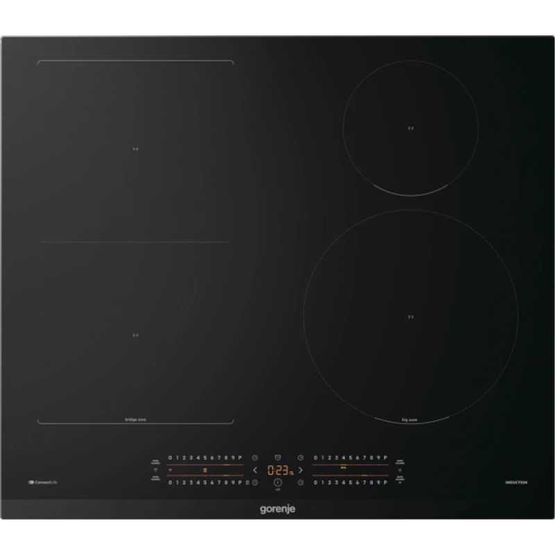 Gorenje GI6432BCWF Beépíthető indukciós főzőlap, 2 AreaFlex zóna, slider vezérlés, Wifi