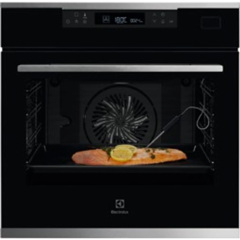 Electrolux KOBCS31X SteamBoost beépíthető gőzsütő, maghőmérő, LCD kijelző