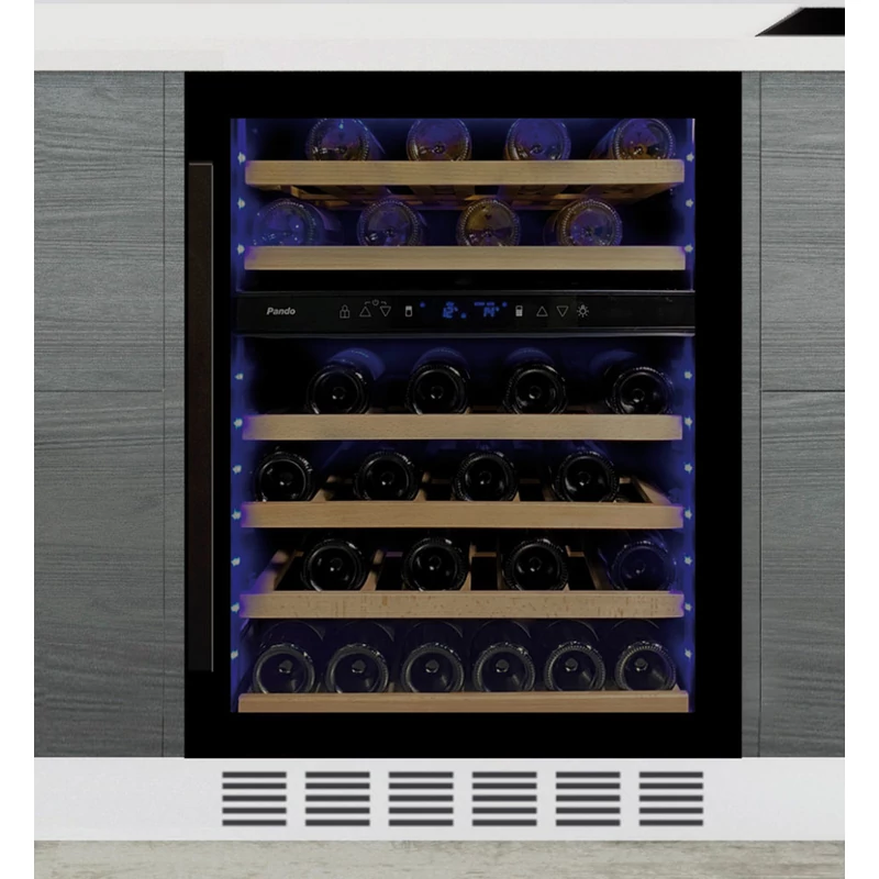 Pando PVZB 60-46CRL borhűtő - pult alá építhető, fekete, balos