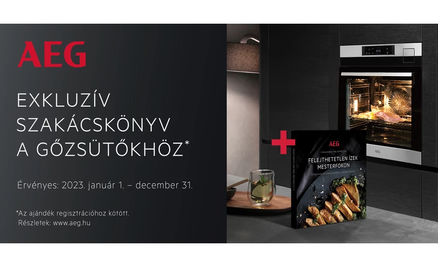 SZAKÁCSKÖNYV AZ AEG GŐZSÜTŐKHÖZ