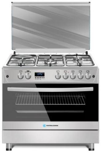 NOVACOOK F9S50E6HIIX szabadonálló tűzhely 90cm széles Inox