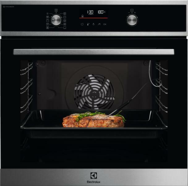 Electrolux EOD6C77X SteamBake beépíthető sütő gőzfunkcióval, maghőmérő,  LED kijelző