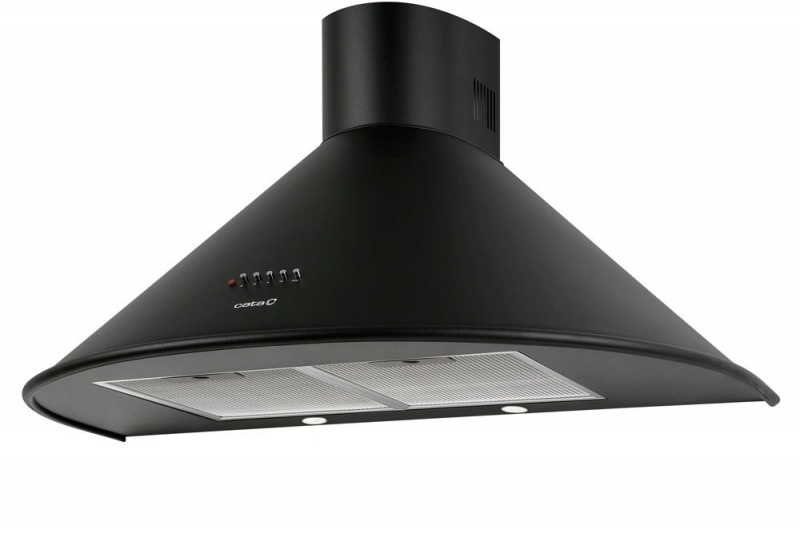 Cata Q-7760 BK/L fekete LED fali páraelszívó