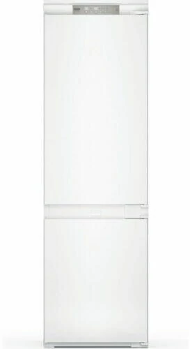 Whirlpool WHC18T594 Beépíthető kombinált hűtő, 182 l/68 l, 6. Érzék Freeze Control, Total No Frost technológia, Metal Multiflow,  LED prémium világítás, digitális kijelző érintő gombokkal, palacktartó, FreshBox+