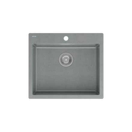 Quadron MORGAN 110 gránit (570x500 mm, 1 medence) silver stone