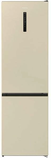 Gorenje NRK6202AC4 szabadonálló kombinált hűtőszekrény, 200 cm, Total NoFrost, BÉZS