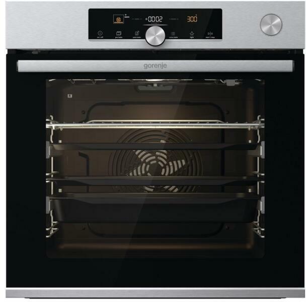 Gorenje BPSA6747A08XWI beépíthető sütő, pirolitikus öntisztítás, gőz funkció, húsmaghőmérő, wifi