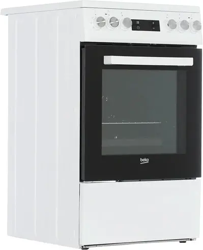 Beko FSM57300GW kerámialapos tűzhely 50cm széles fehér 55l