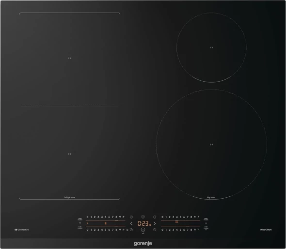 Gorenje GI6432BCWF Beépíthető indukciós főzőlap, 2 AreaFlex zóna, slider vezérlés, Wifi