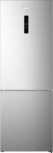 Gorenje NRK720EAXL4 Szabadonálló kombinált hűtő, Total NoFrost, Inverter kompresszor, Crisp Zone, 200 cm magas, 70 cm széles digitális külső kijelző, inox