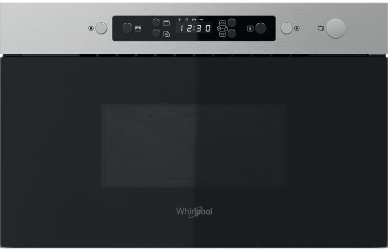 Whirlpool MBNA920X beépíthető mikorhullámú sütő: rozsdamentes acél szín