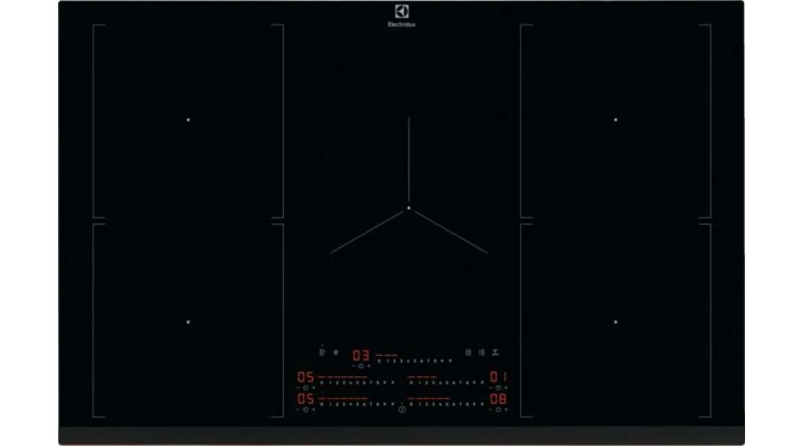 Electrolux EIV84550 beépíthető indukciós főzőlap, Hob2Hood, Dupla Bridge, 80 cm