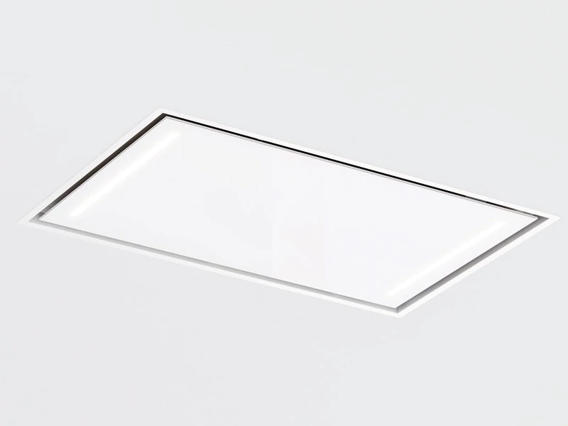 Pando E-217/110X70 fehér üveg ECO PLUS páraelszívó